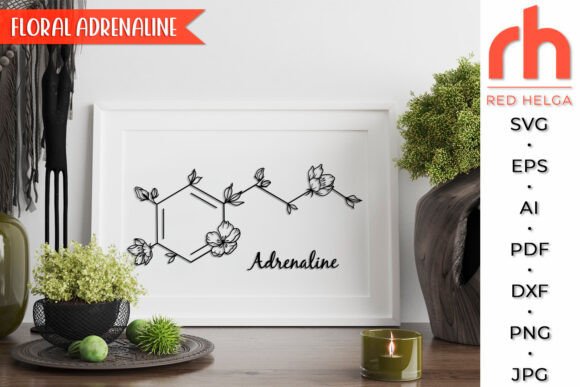 Floral Adrenalin SVG, Flower Molecule Review
