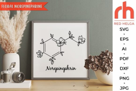 Floral Norepinephrine SVG: A Designer's Review