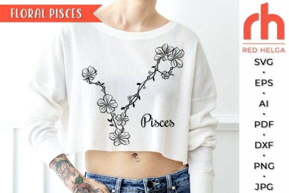 Floral Pisces SVG: A Designer's Stitch Test