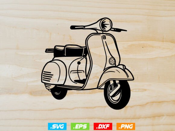 Floral Scooter Svg, Motor Bike Svg Review