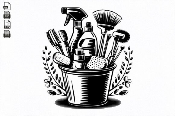 Split Cleaning Tool, Floral Cleaning Svg: A Designer's Review
