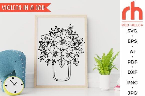 Violets in a Jar: A Designer's Embroidery Review